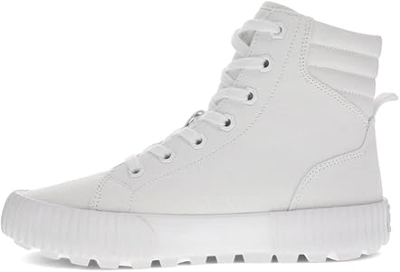 Amazon.com | Levi's Womens Olivia CVS Canvas Hightop Sneaker White
